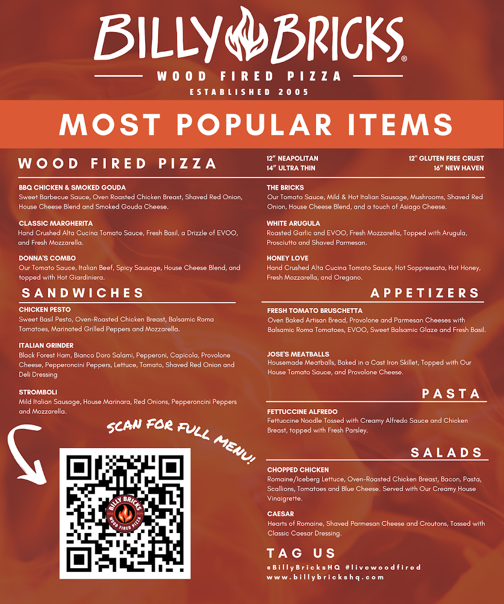 Menu Billy Bricks - Lombard Yorktown-2