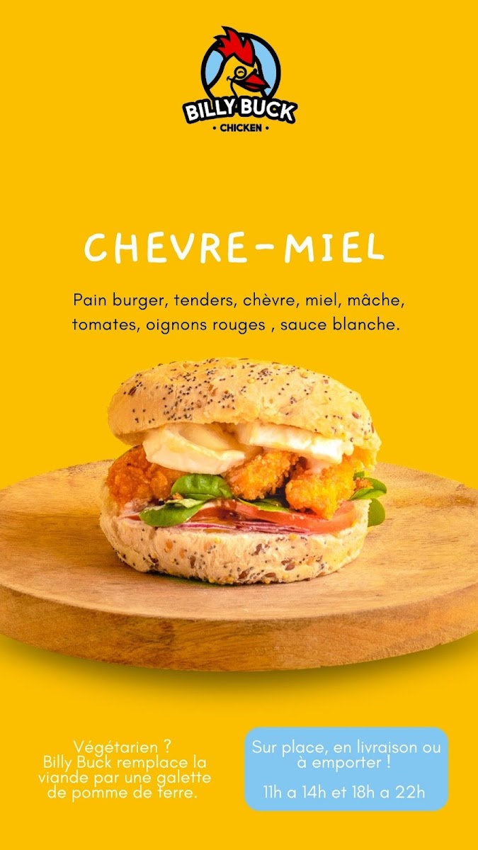 Menu Billy Buck Chicken La Montagne-2