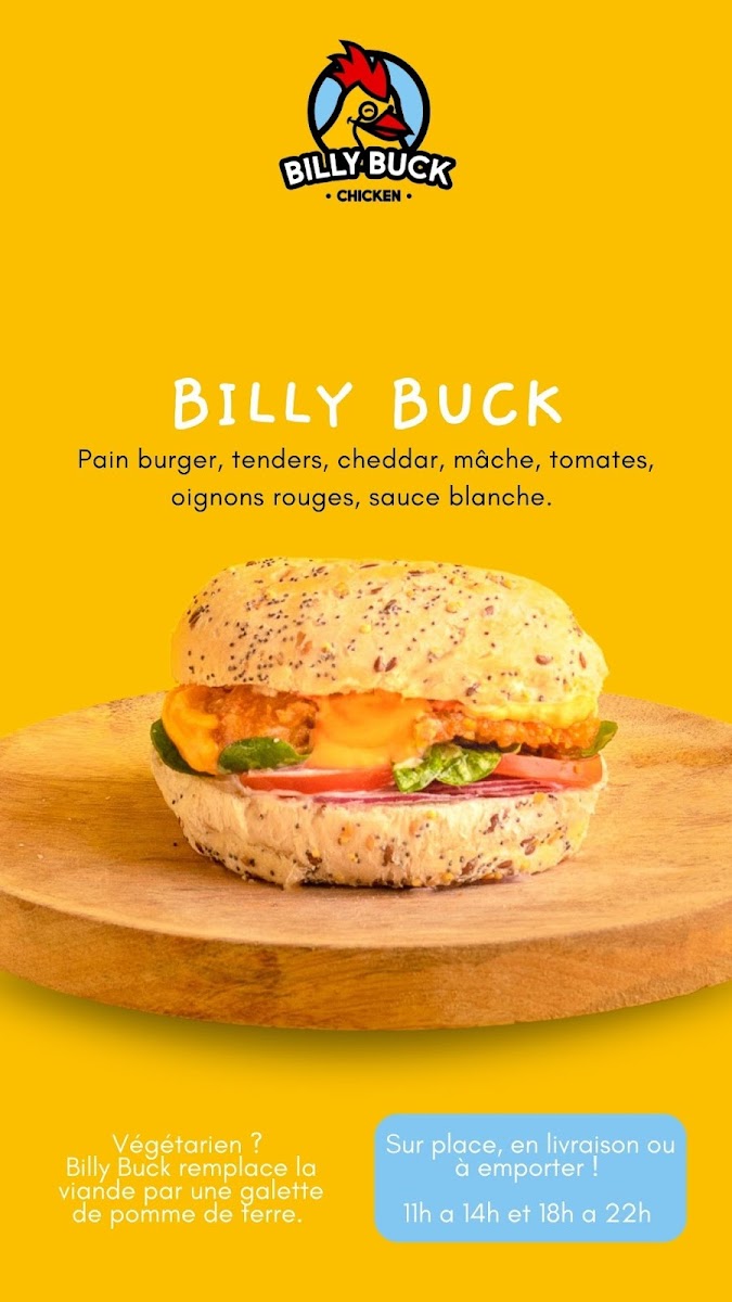 Menu Billy Buck Chicken La Montagne-3