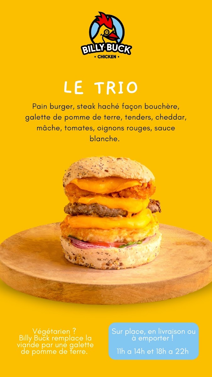 Menu Billy Buck Chicken La Montagne-6