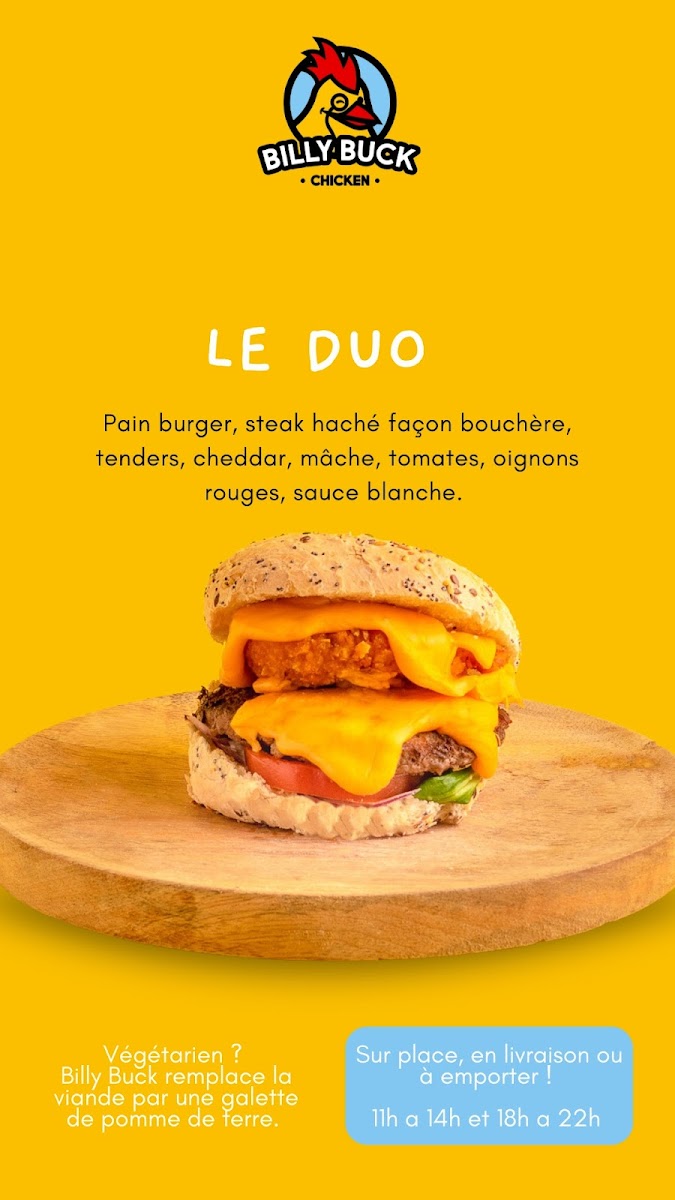 Menu Billy Buck Chicken La Montagne-7