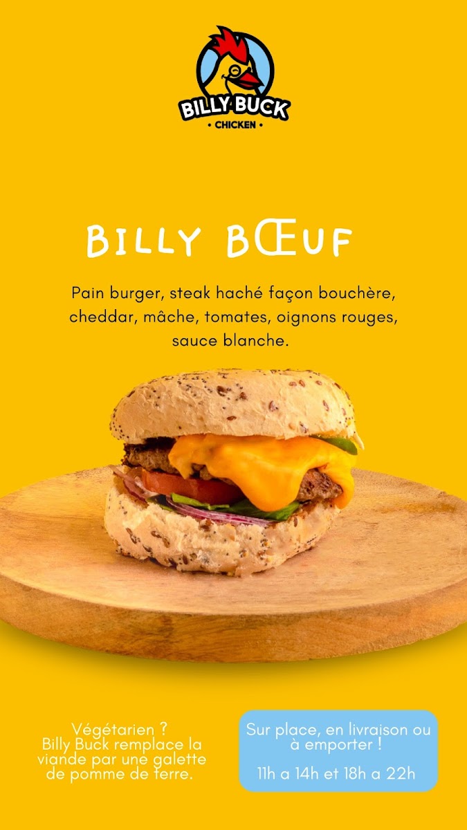 Menu Billy Buck Chicken La Montagne-8