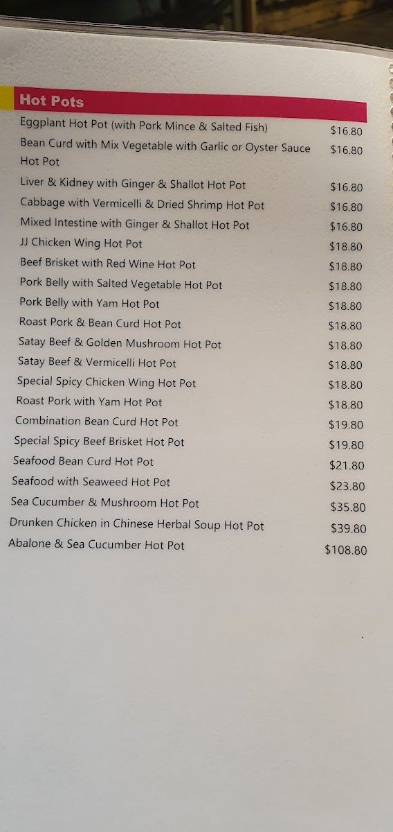 Menu Billy Lee's Chinese Restaurant-8