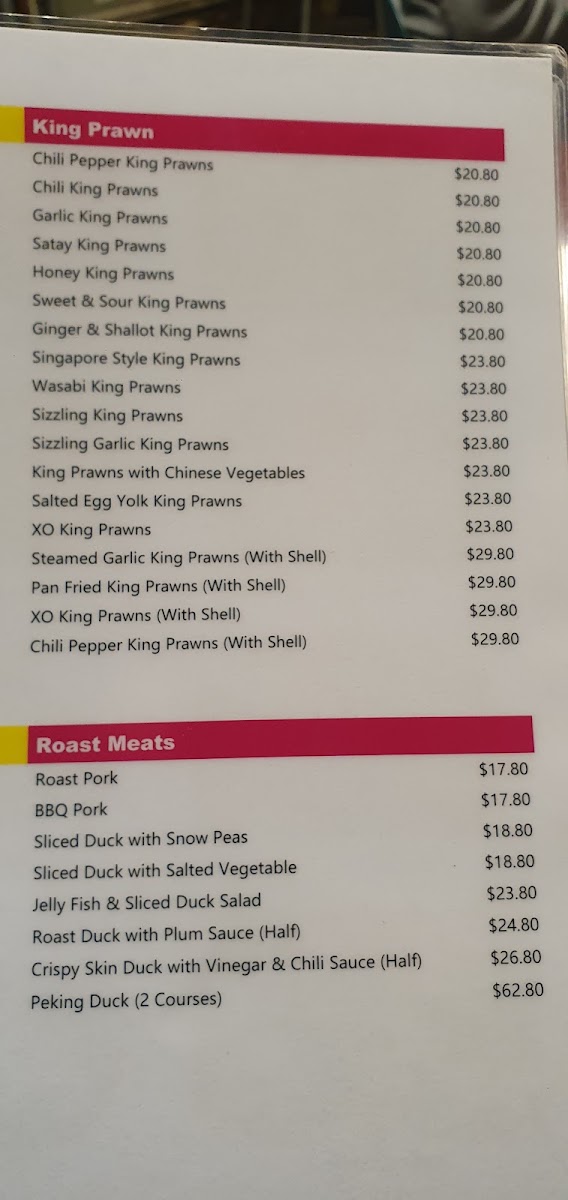 Menu Billy Lee's Chinese Restaurant-9