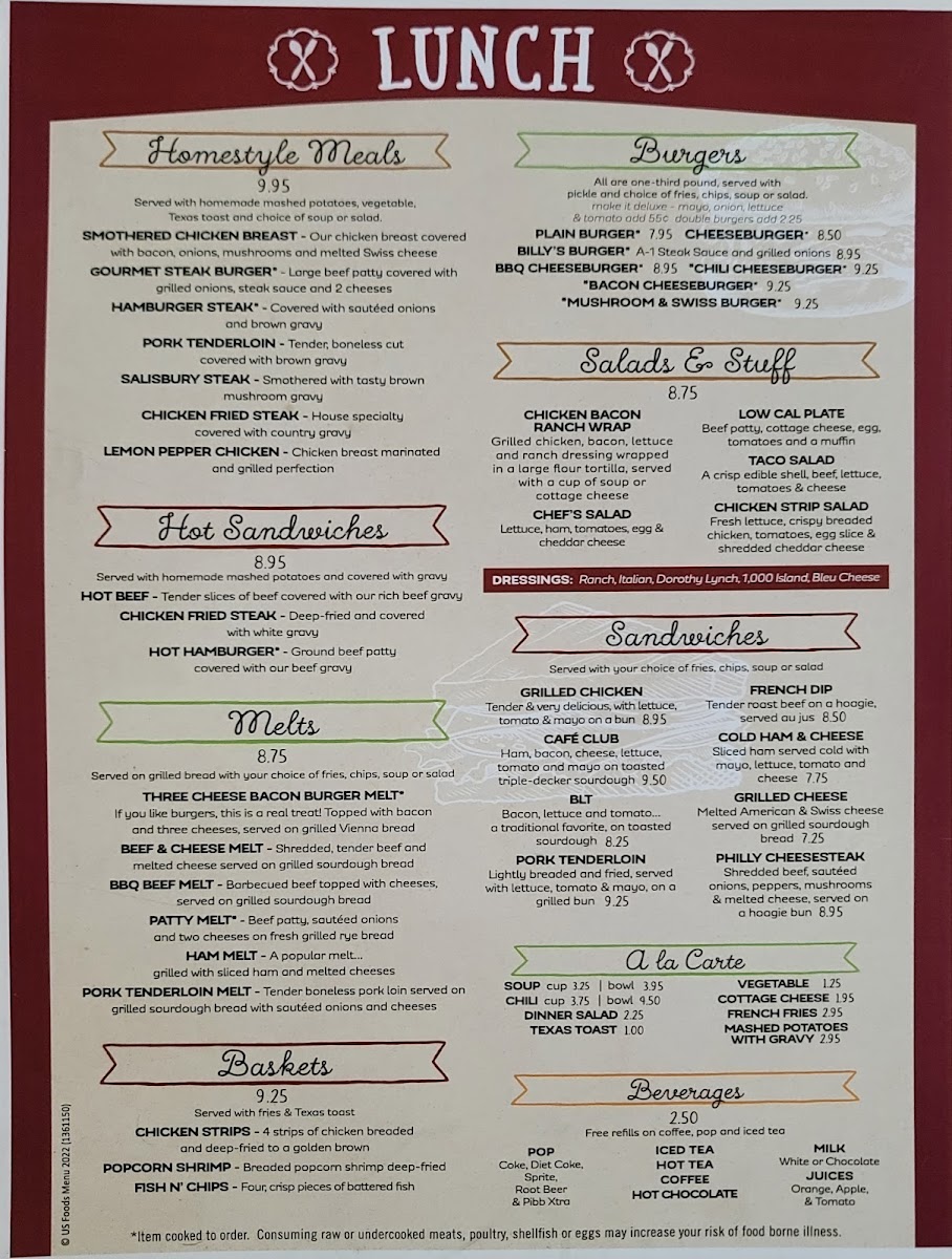 Menu Billy's Cafe-3