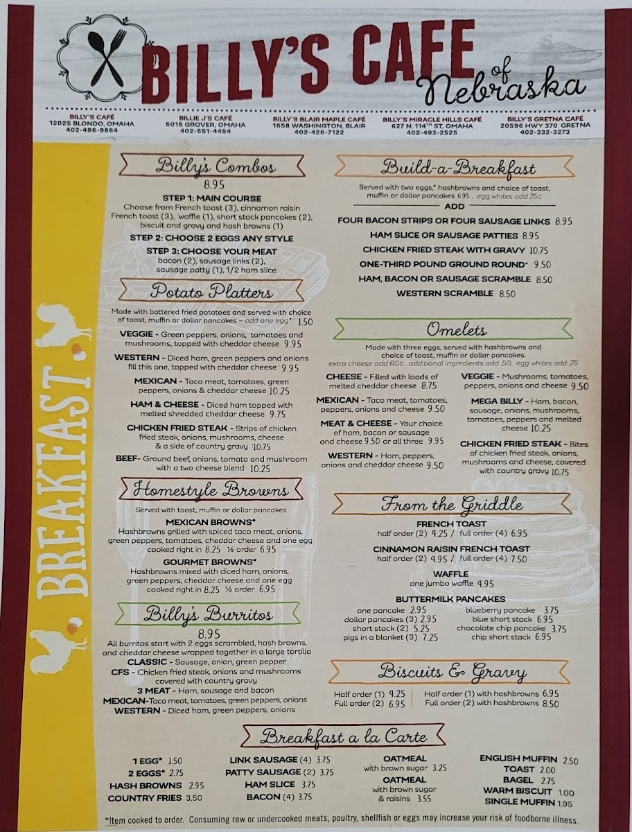 Menu Billy's Cafe-6