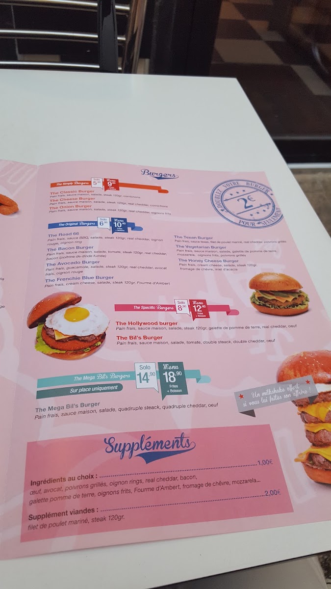 Menu Bil's Diner-2