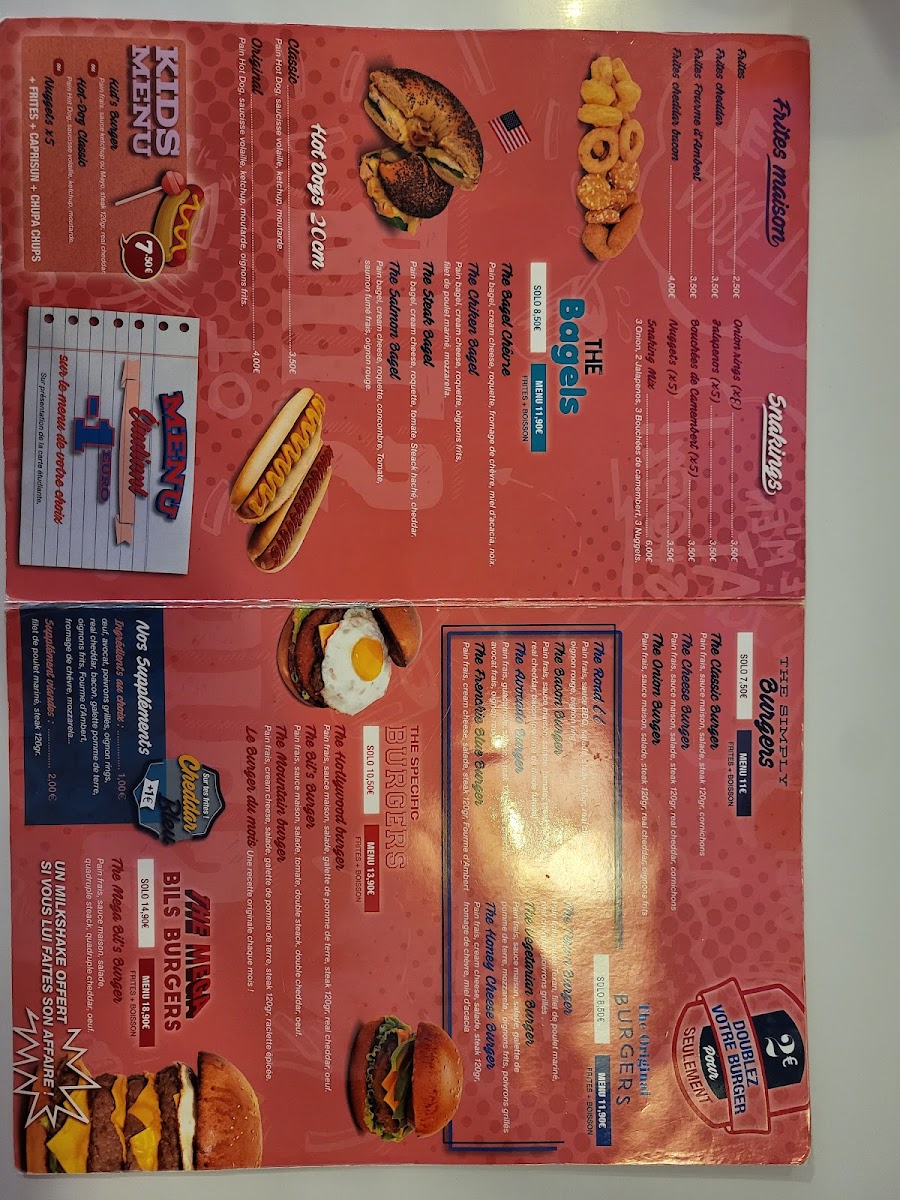 Menu Bil's Diner-3