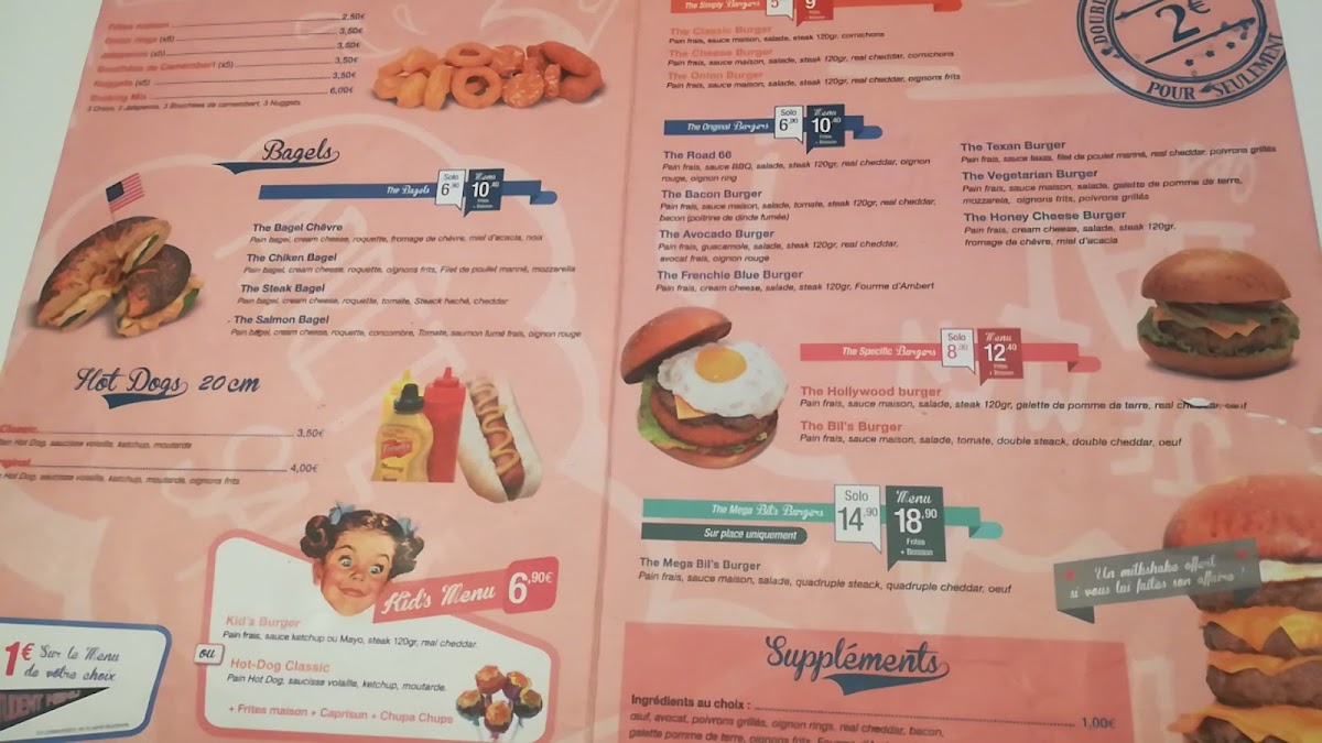 Menu Bil's Diner-4