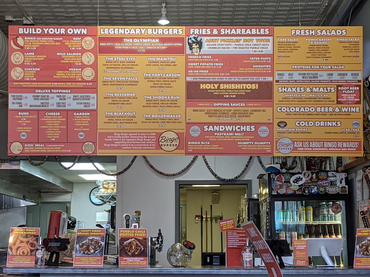 Menu Bingo Burger - Colorado Springs-1