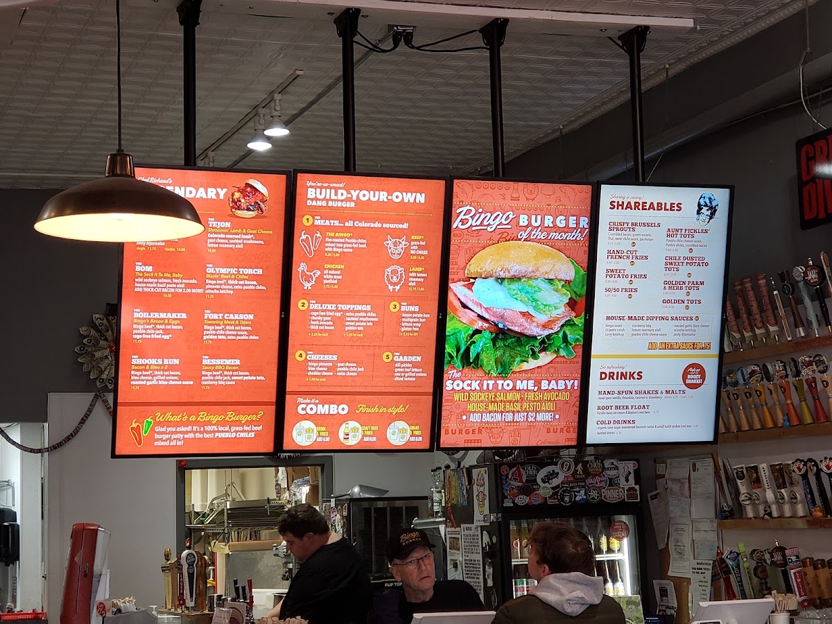Menu Bingo Burger - Colorado Springs-2