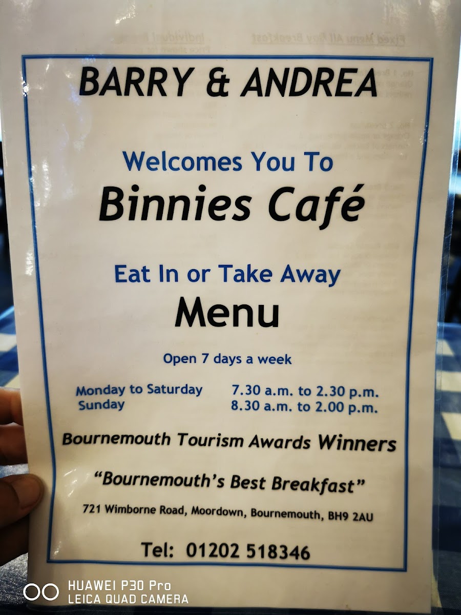Menu Binnies Cafe-8