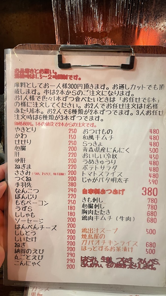 Menu Binya Nishikibashi-1