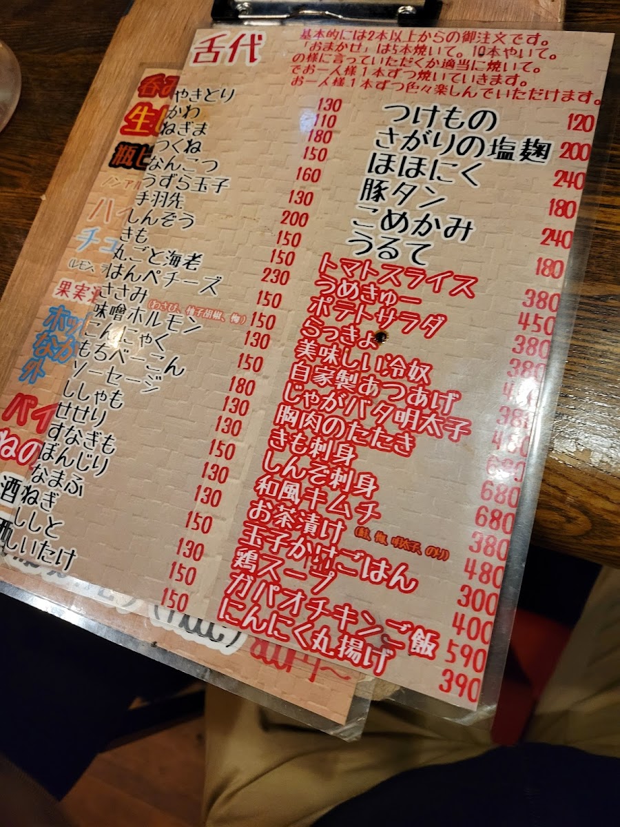 Menu Binya Nishikibashi-8
