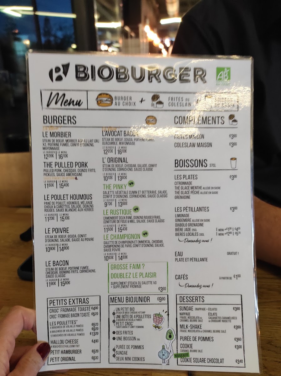 Menu Bioburger Île De Nantes-6