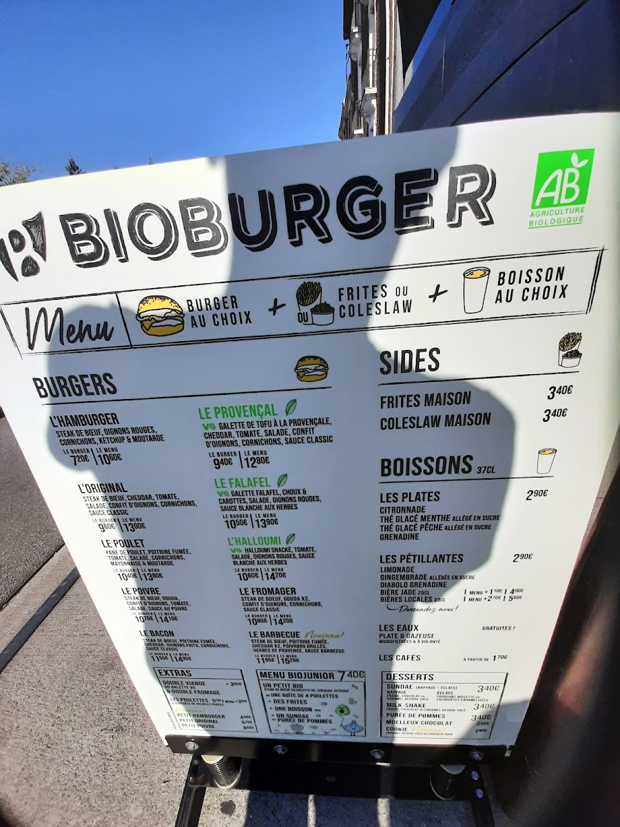 Menu Bioburger Île De Nantes-8