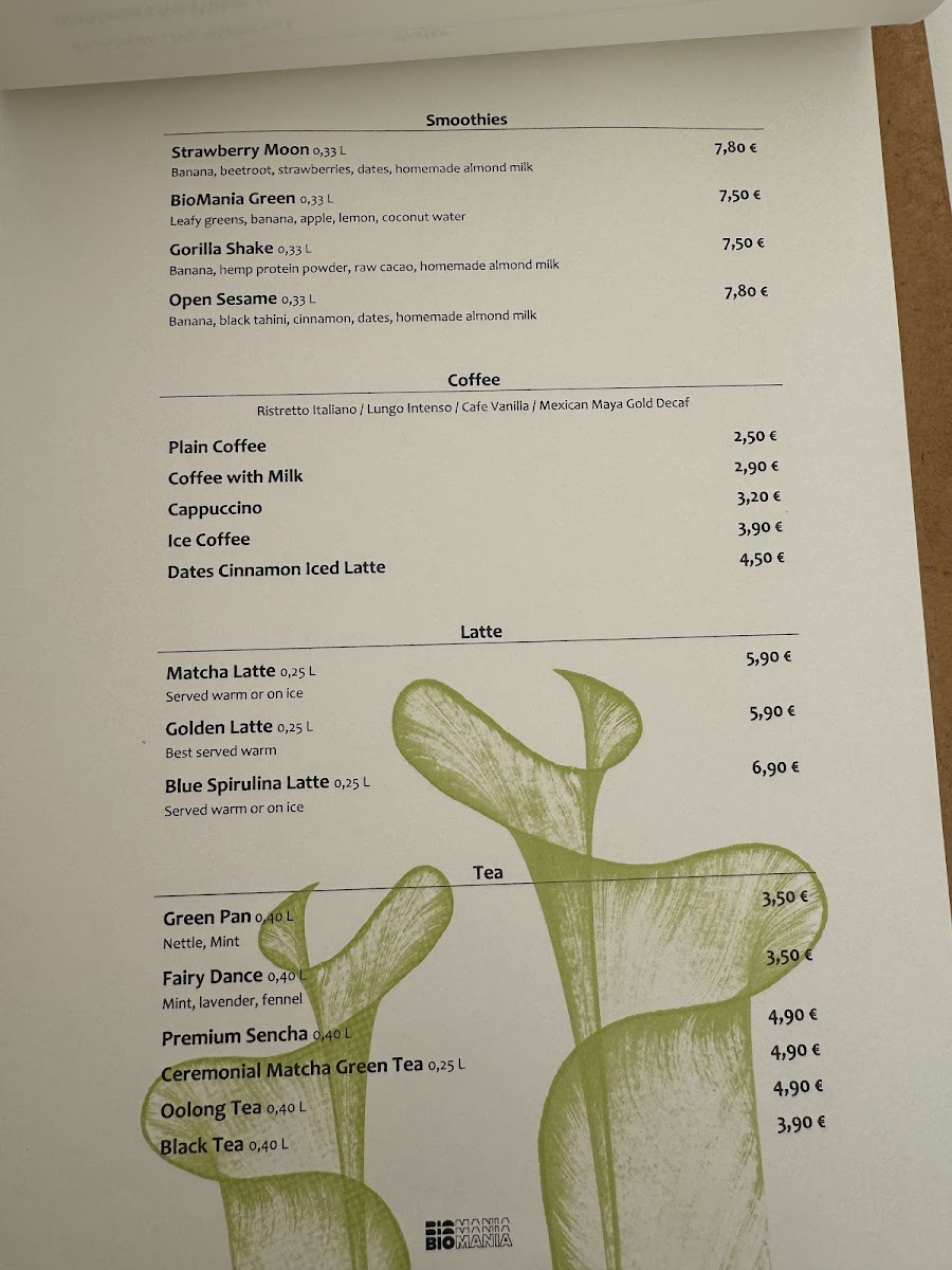 Menu Biomania Bistro Bol-5