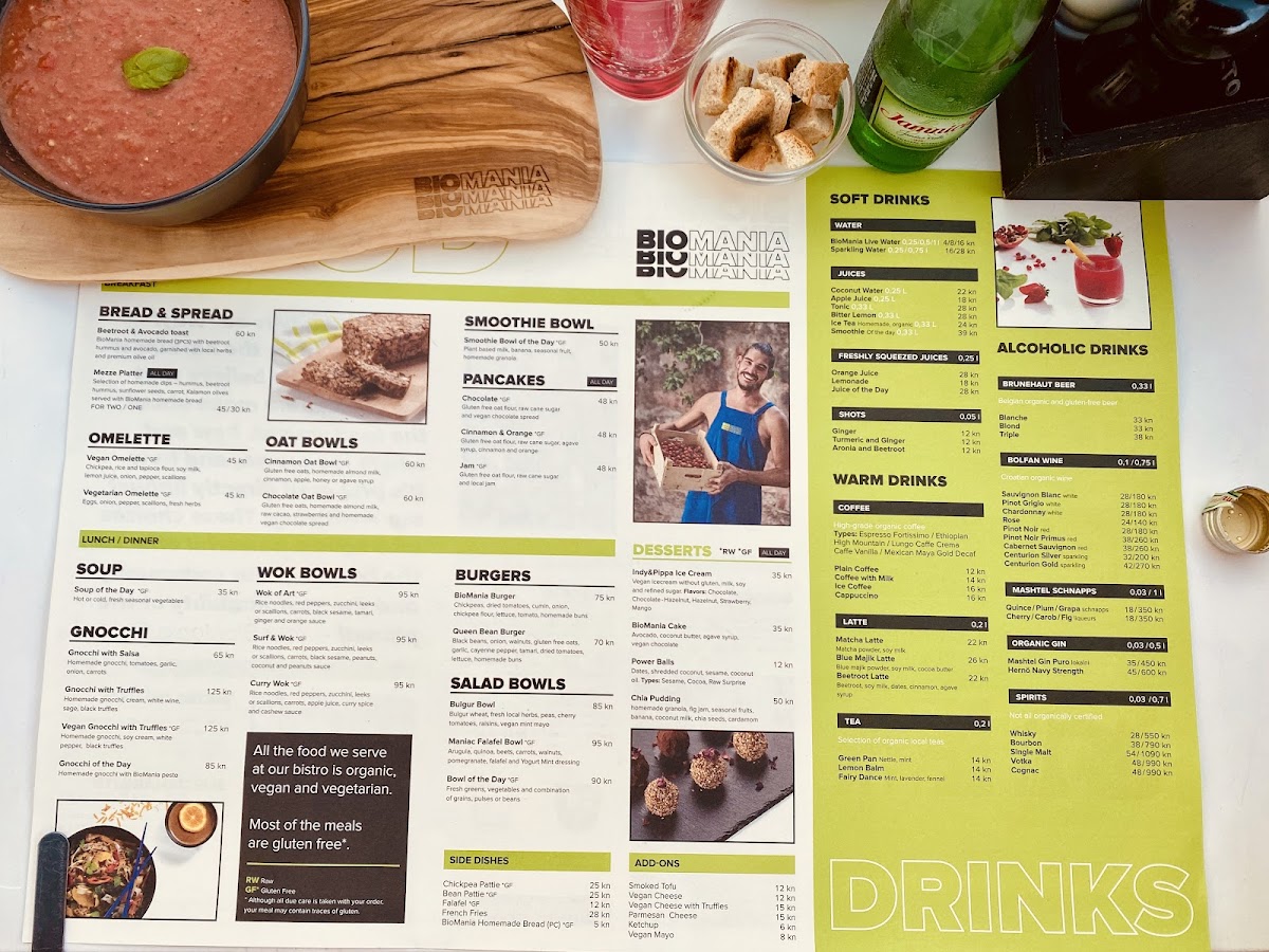 Menu Biomania Bistro Bol-7
