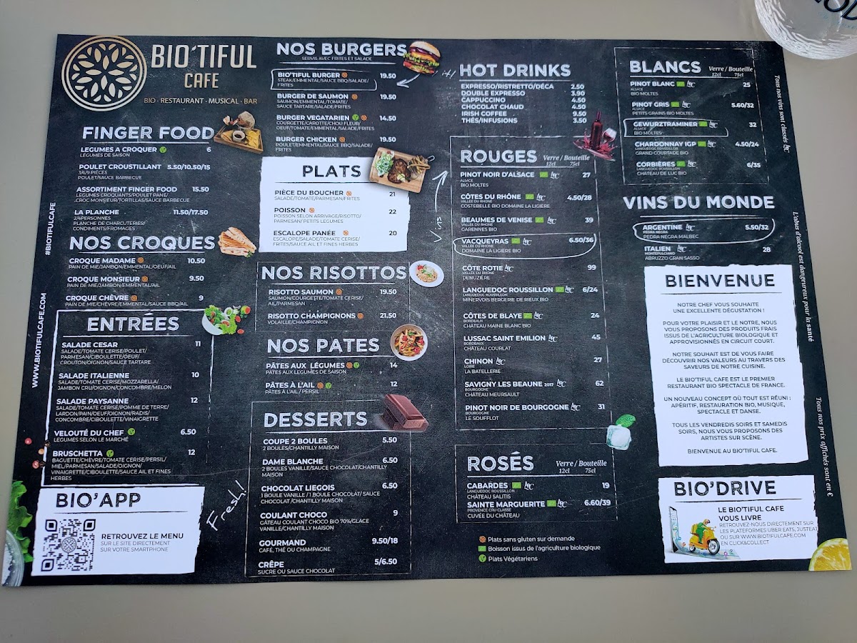Menu Bio'tiful Café-1