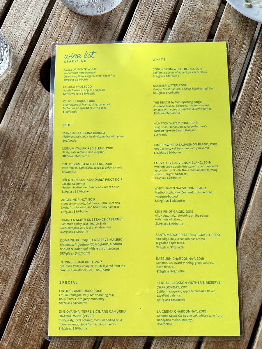 Menu Bird And Betty's-4