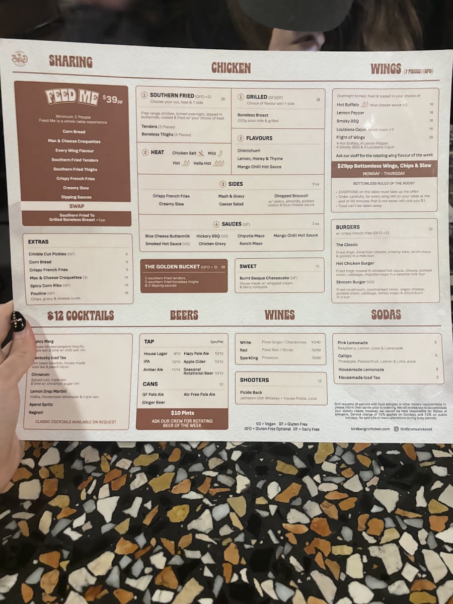 Menu Bird Bang'n Chicken-3