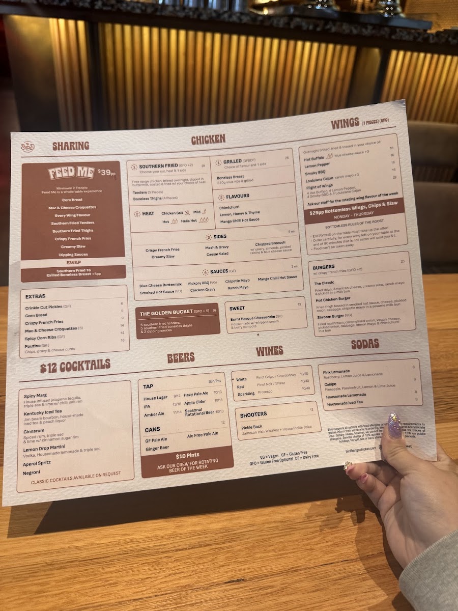 Menu Bird Bang'n Chicken-4