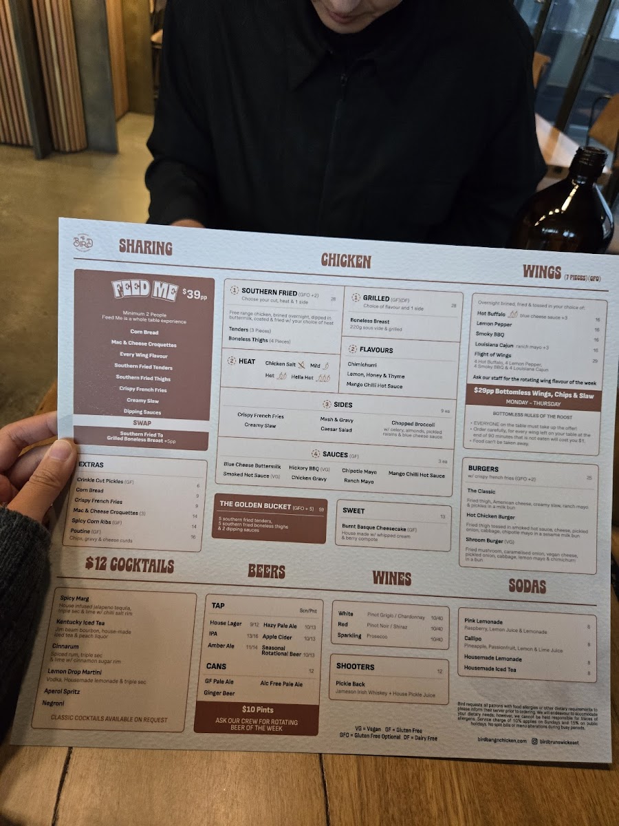 Menu Bird Bang'n Chicken-5