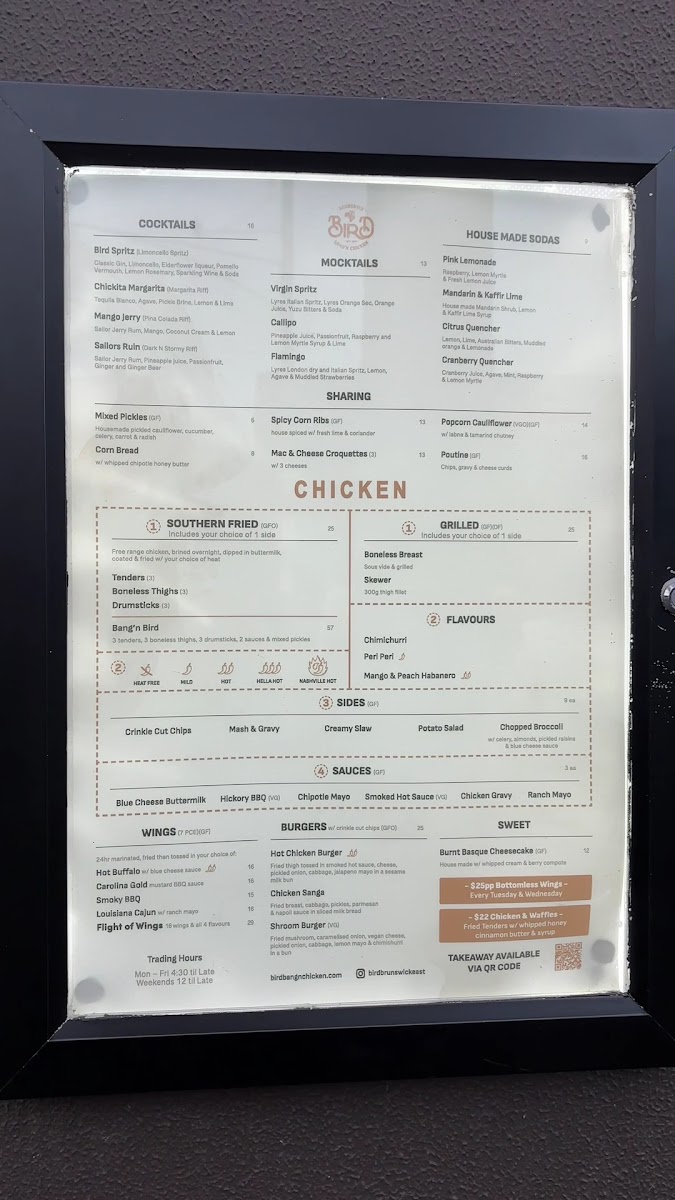 Menu Bird Bang'n Chicken-6
