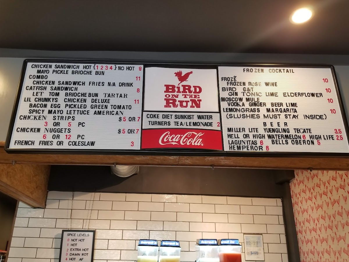 Menu Bird On The Run-3