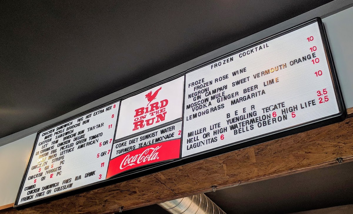 Menu Bird On The Run-5