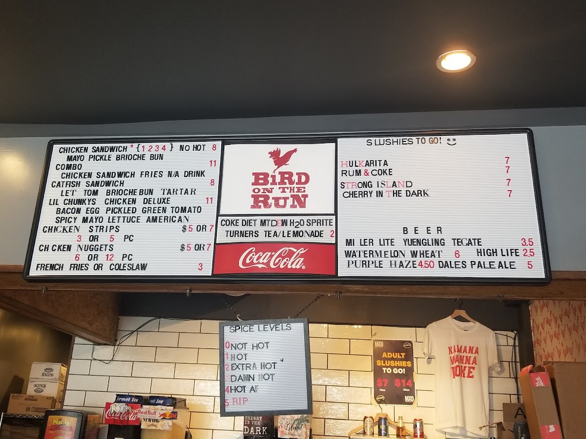 Menu Bird On The Run-7