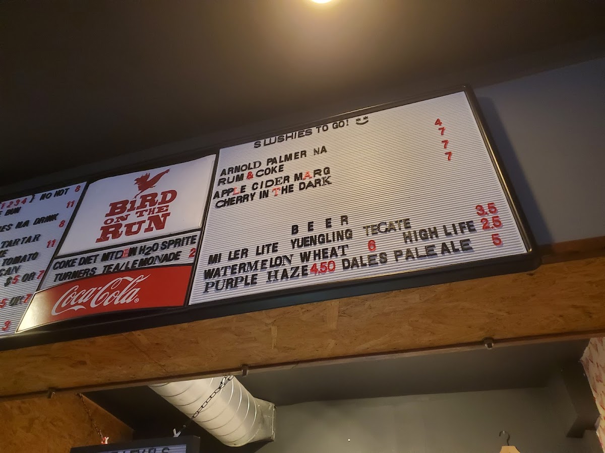 Menu Bird On The Run-8