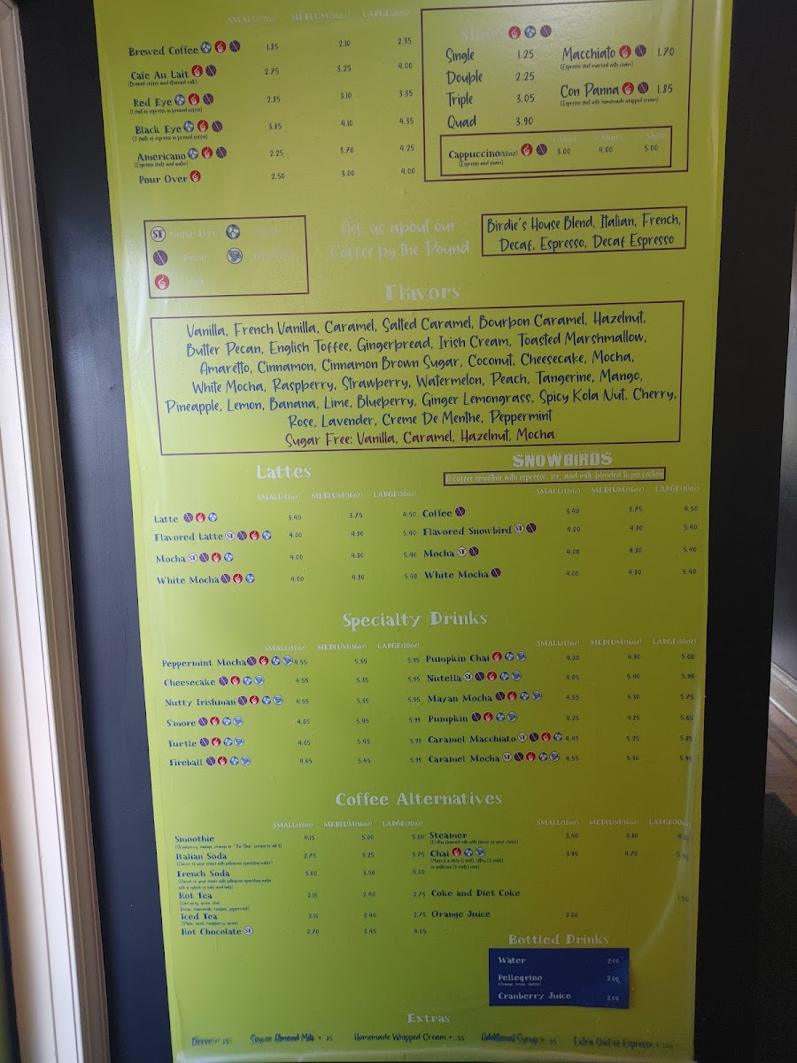 Menu Birdie's Cafe-3