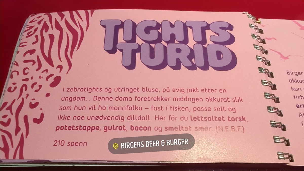 Menu Birgers Burger-1