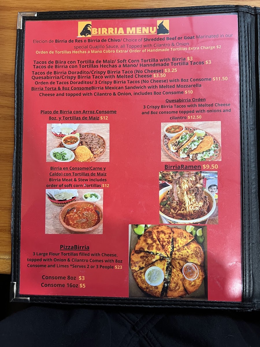 Menu Birrieria La Cabaña Mexican Restaurant-6