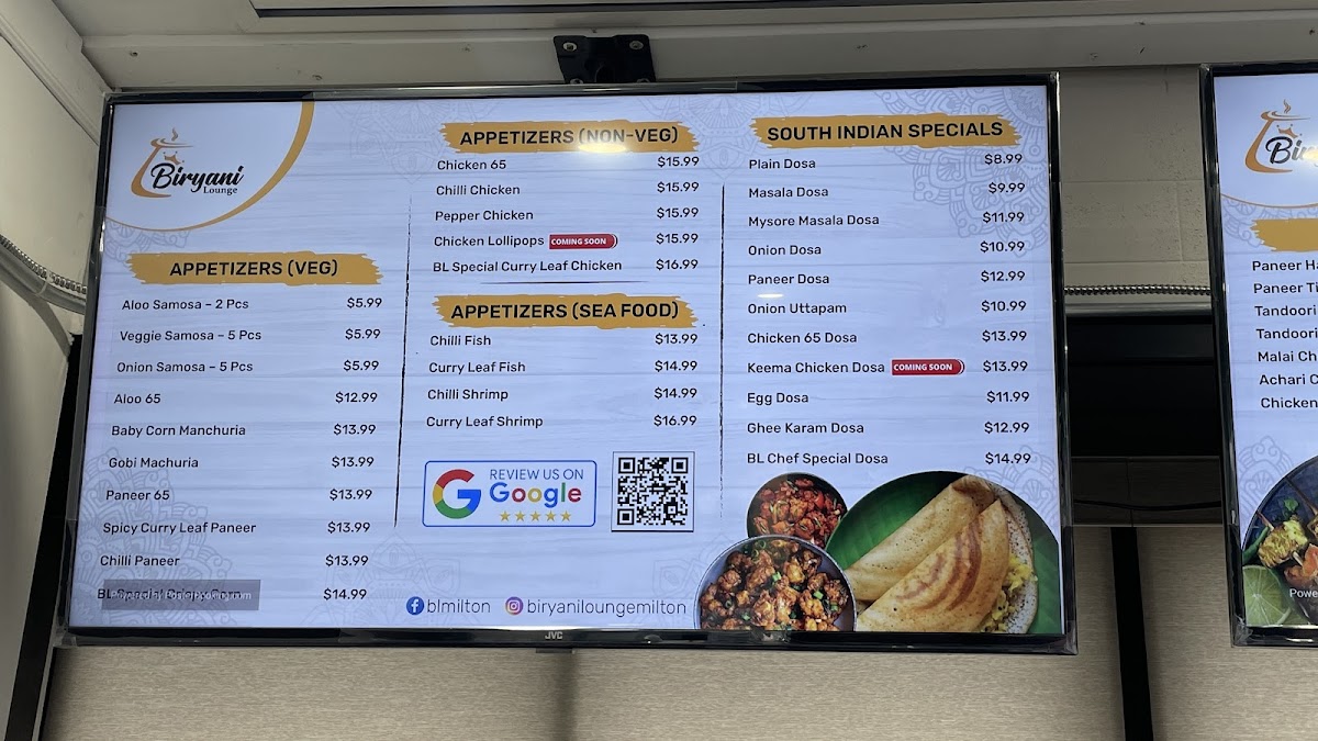 Menu Biryani Lounge Milton-10