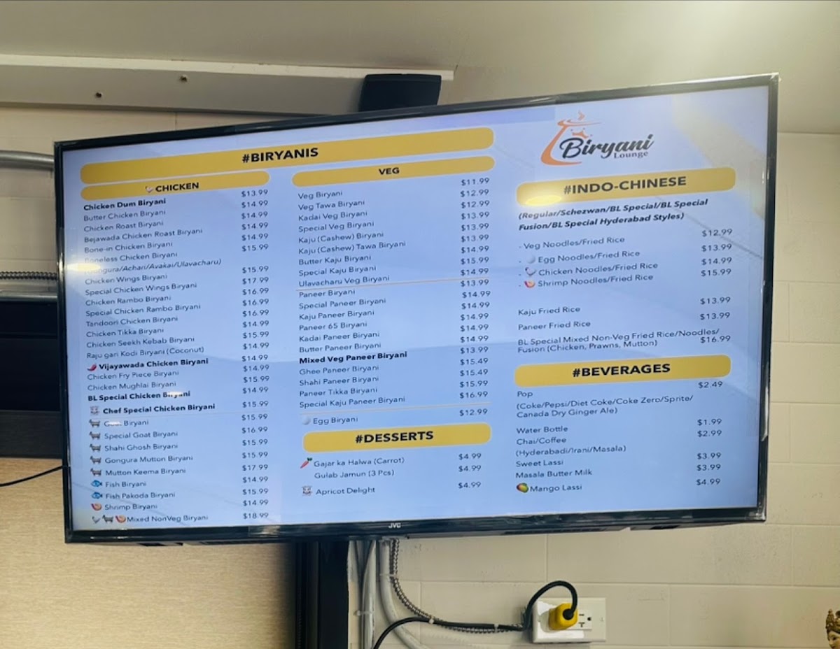 Menu Biryani Lounge Milton-6