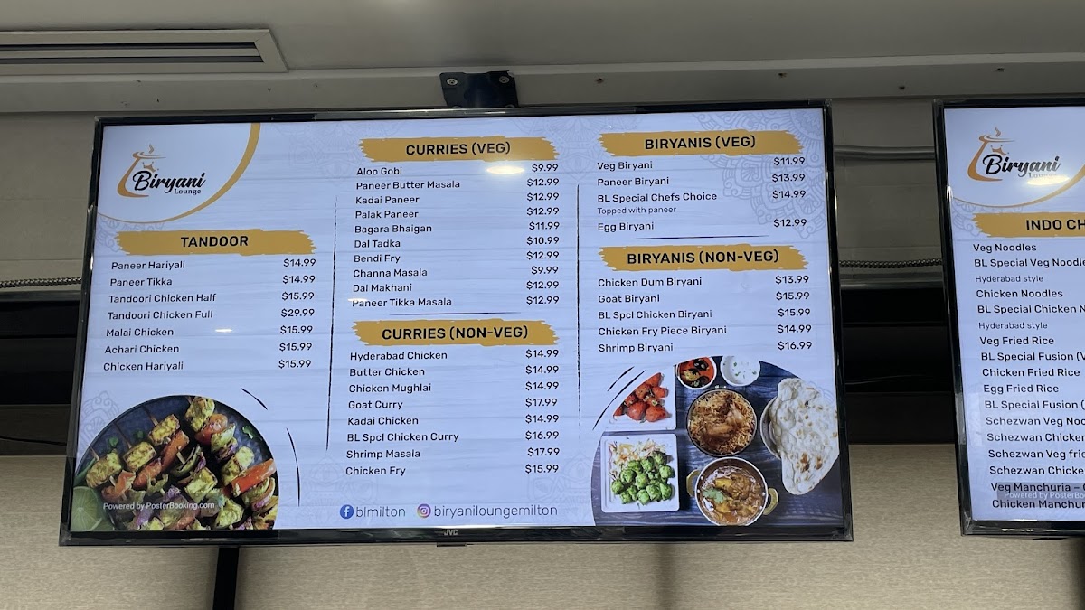 Menu Biryani Lounge Milton-9