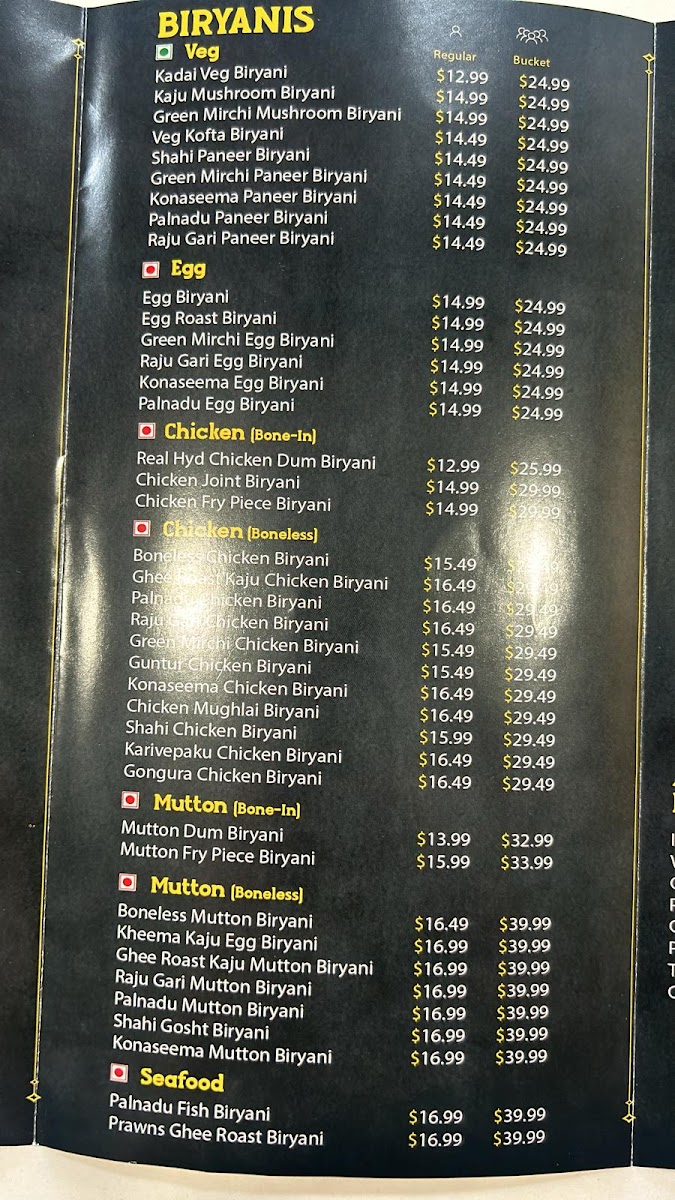 Menu Biryaniwalla Milton-4