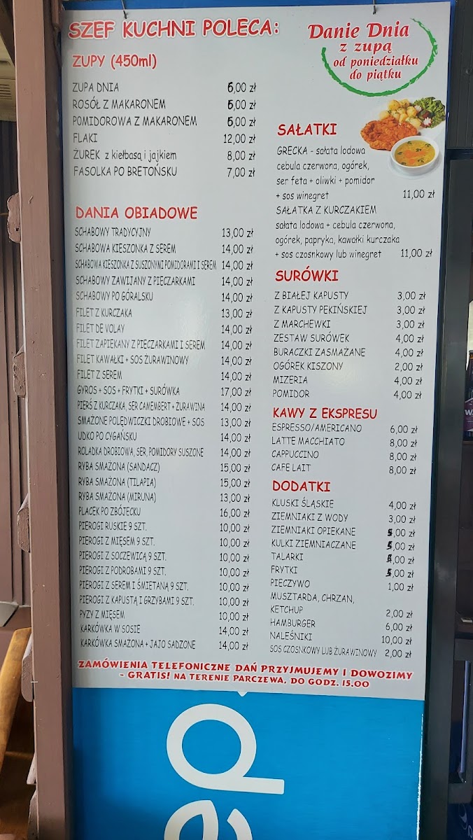 Menu Bis. Zajazd-4