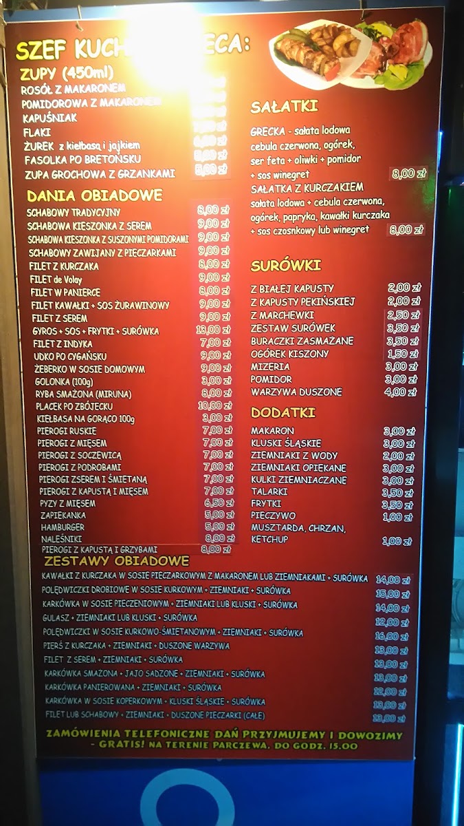 Menu Bis. Zajazd-5