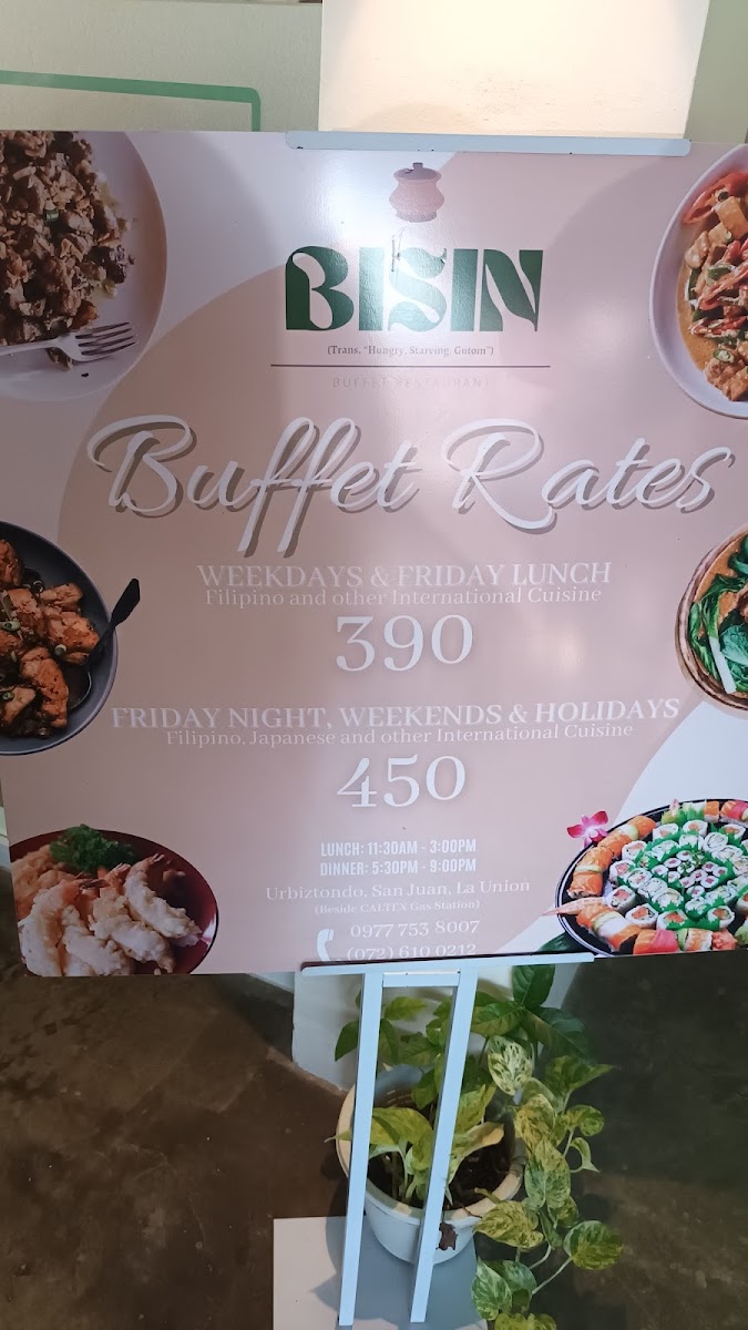 Menu Bisin Buffet Restaurant-2