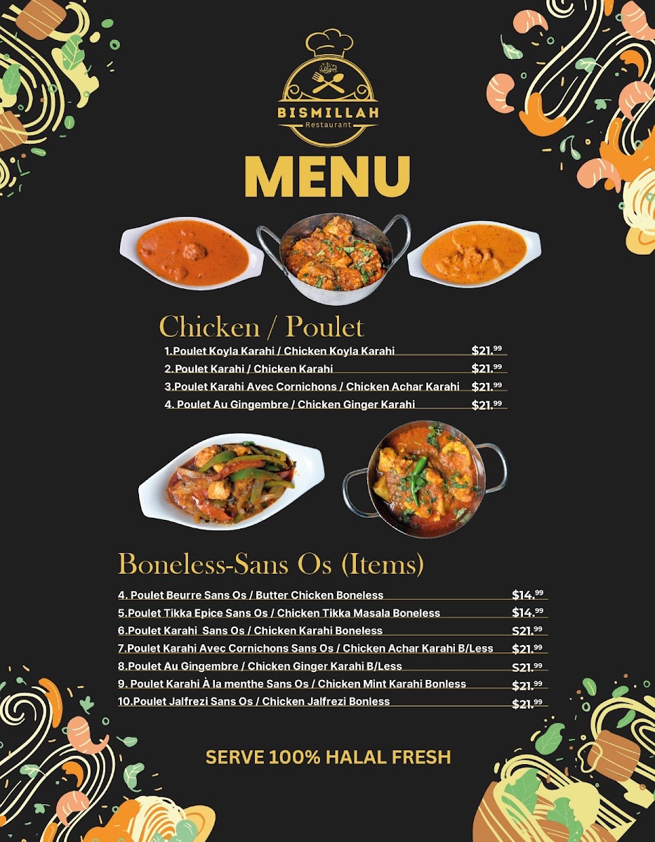 Menu Bismillah Halal Restaurant-4