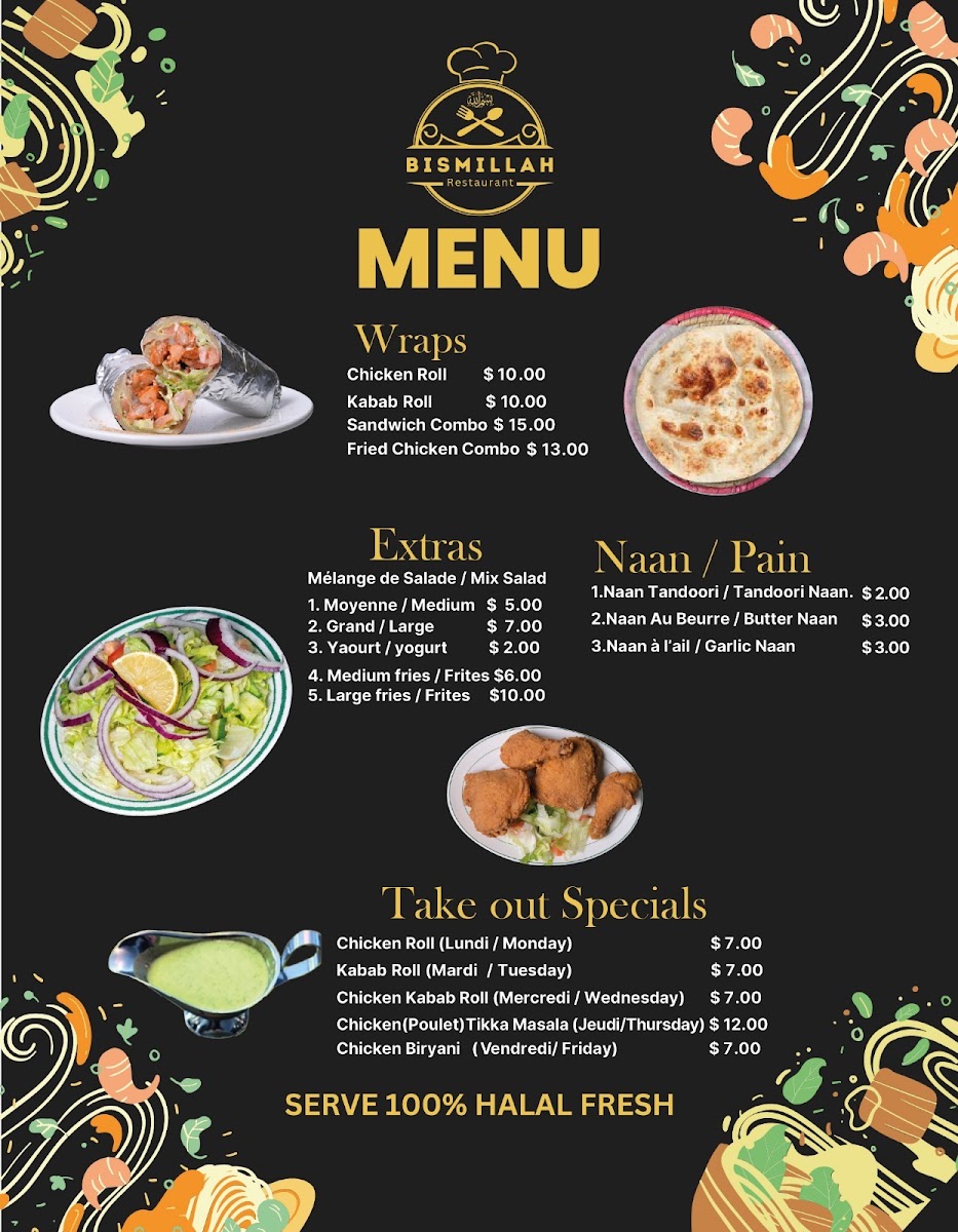 Menu Bismillah Halal Restaurant-5