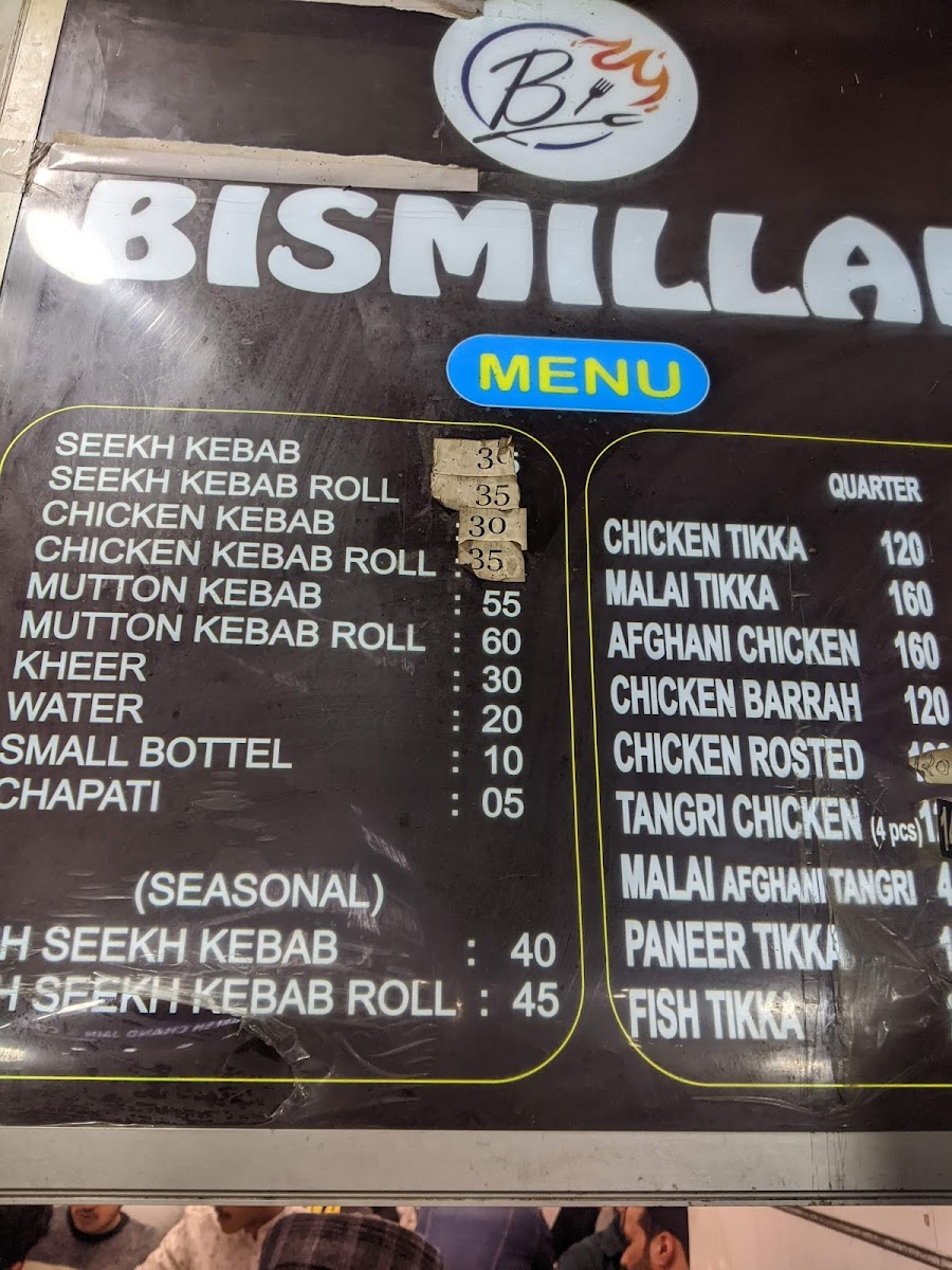 Menu Bismillah Kabab Point-5