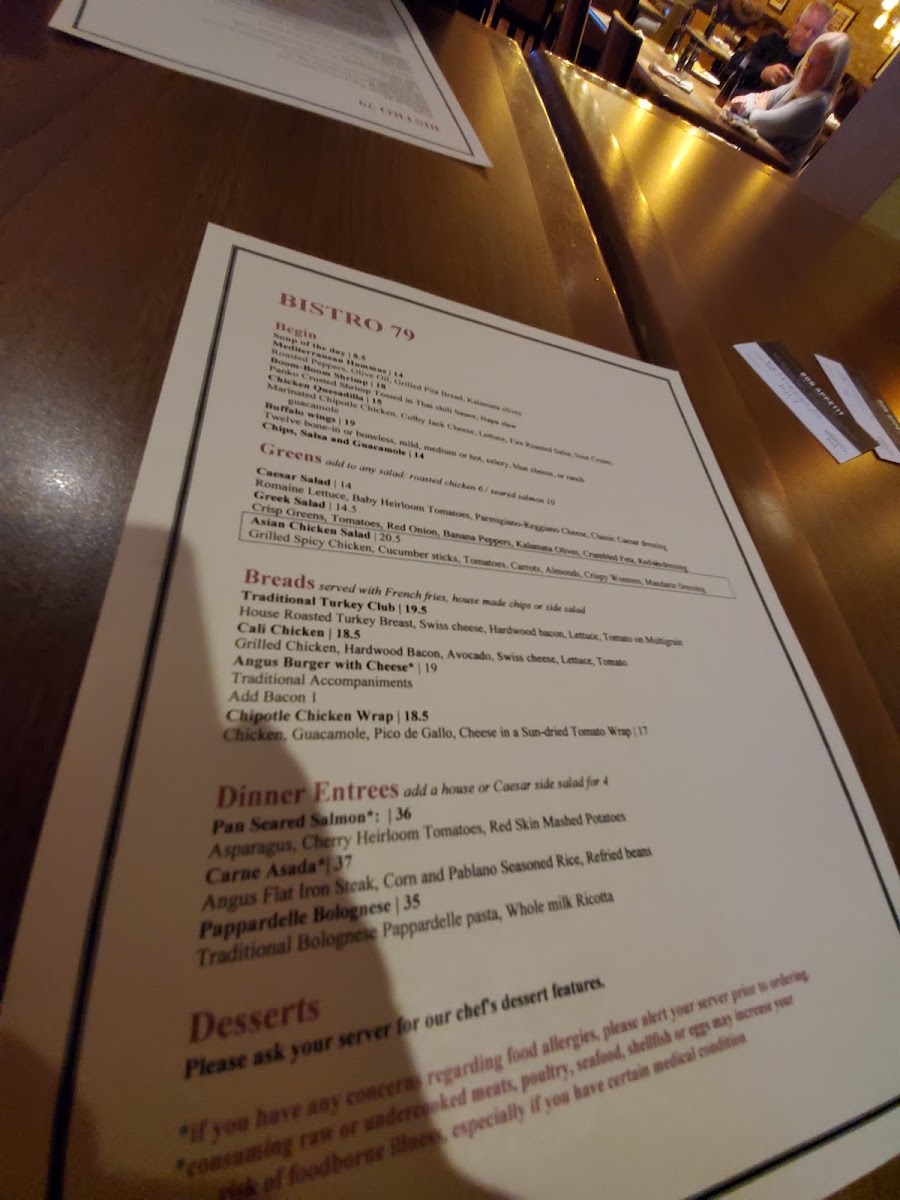 Menu Bistro 79-3