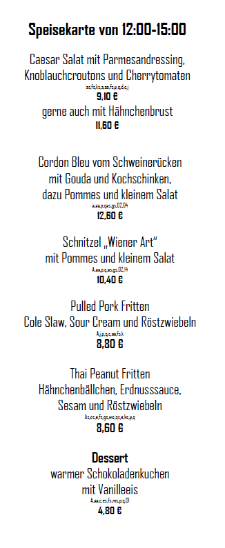 Menu Bistro Aufschalke-1