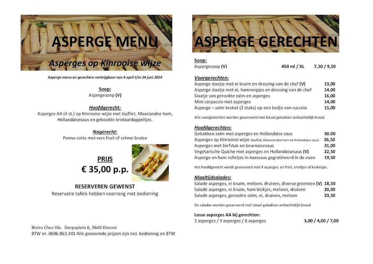 Menu Bistro Chez Vie-2