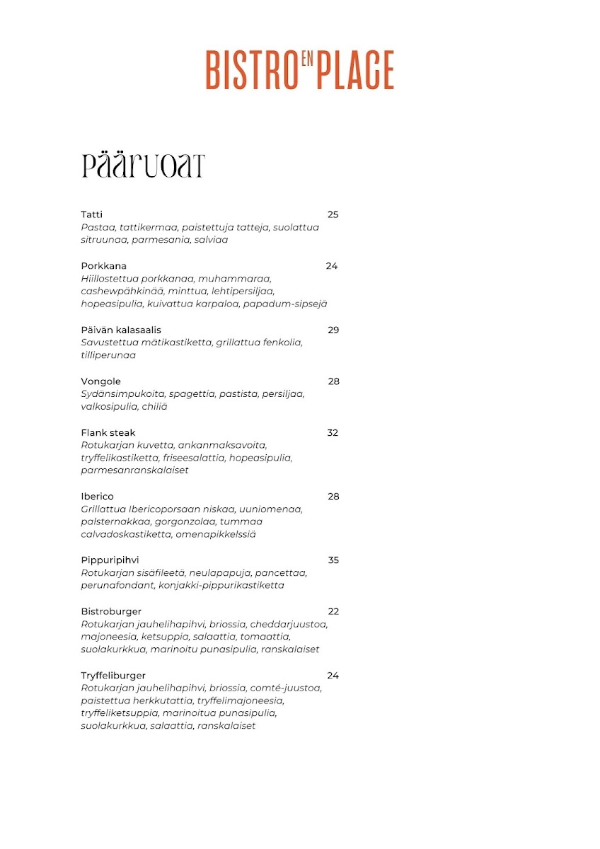 Menu Bistro En Place-1