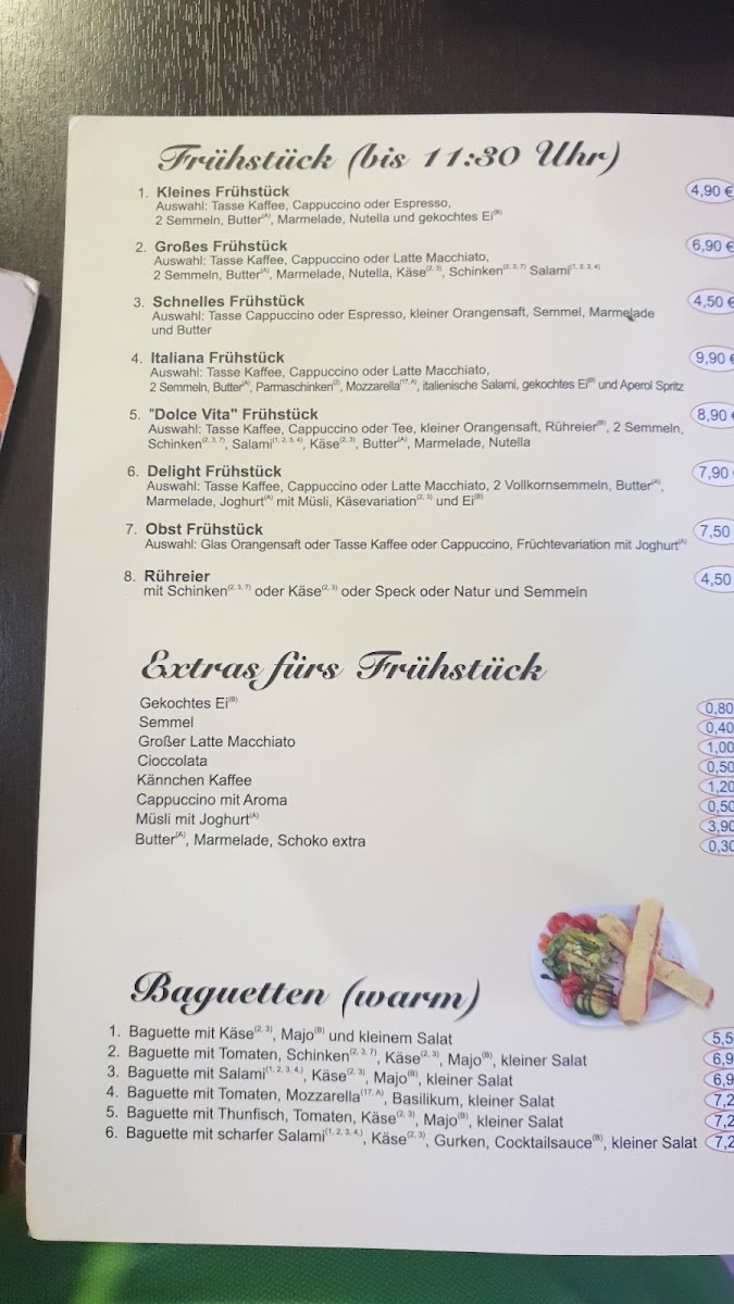 Menu Bistro, Gelateria, Dolce Vita-3